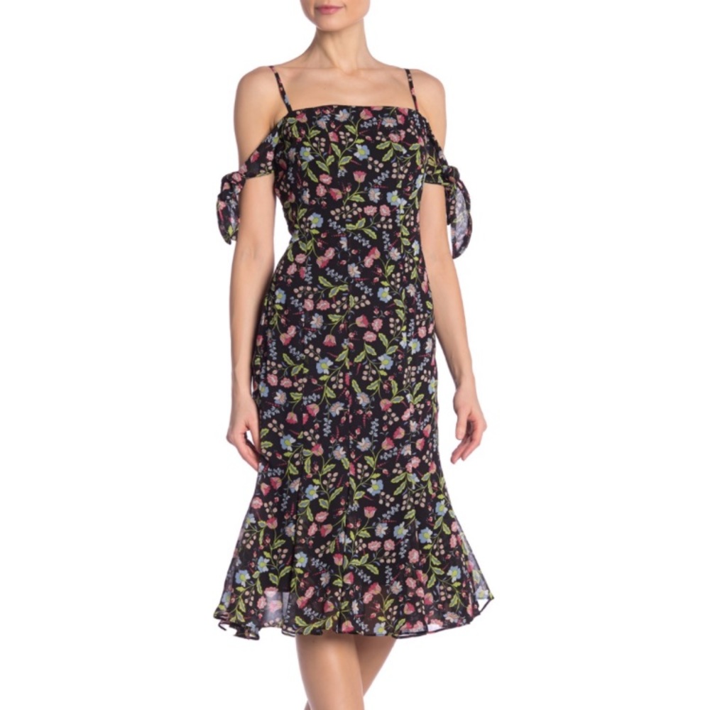 Nanette Lepore Midi Floral Dress